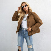 Sofia Laurent | Cropped Puffer Jacket For Women