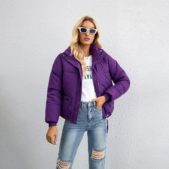 Camille Dubois | Cropped Quilted Puffer Jacket For Women