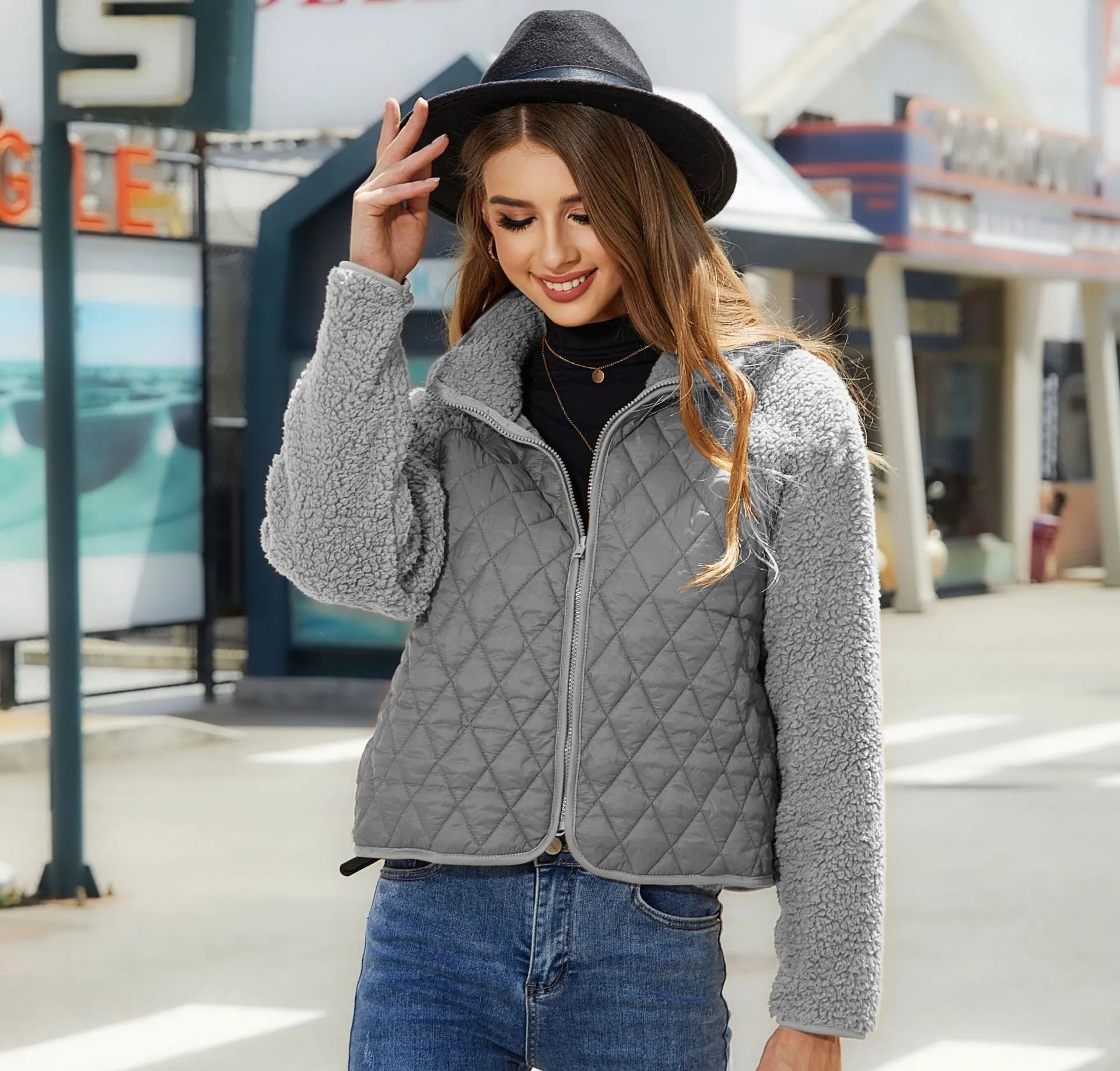 Camille Rousseau | Quilted Teddy Jacket For Women