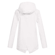 Amélie Laurent | Hooded Long Rain Jacket With Minimalist Finish For Women