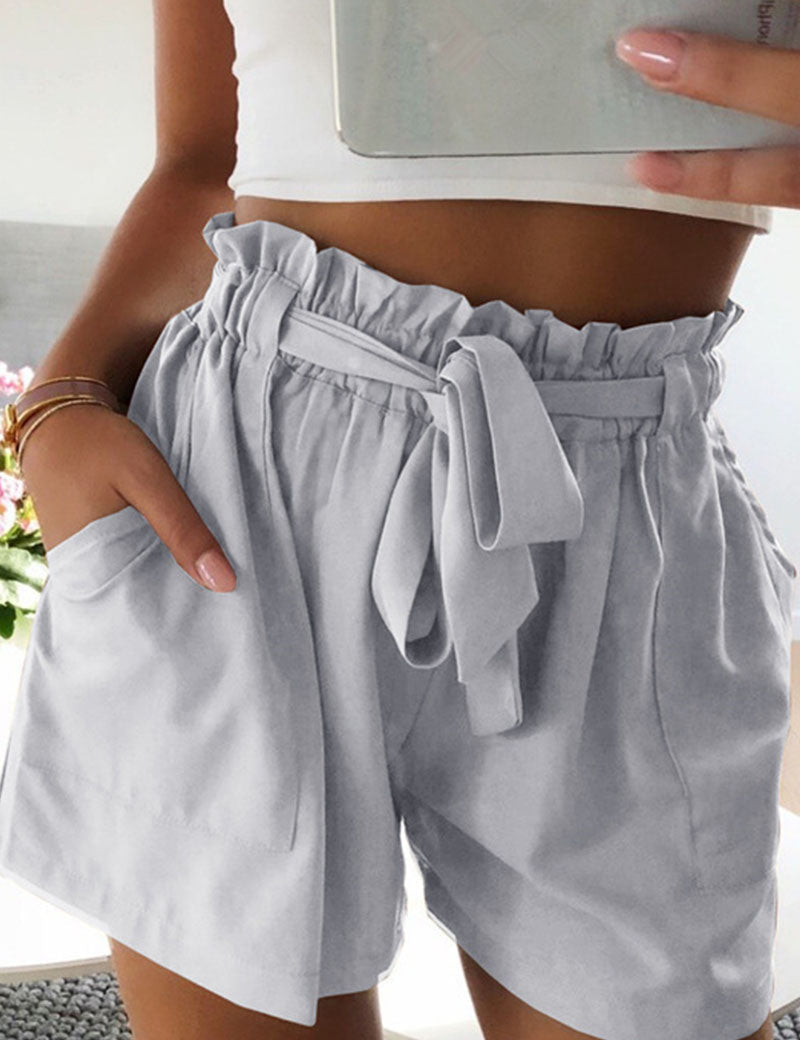 Sienna Valmont | Paperbag Waist Shorts For Women
