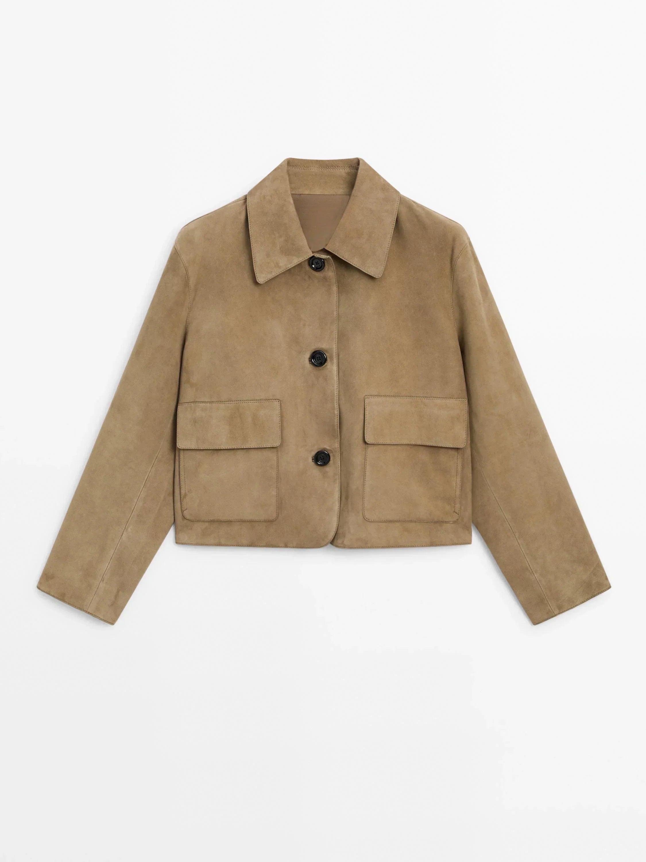Women's Cropped Suede Jacket — Autumn Outerwear Australia