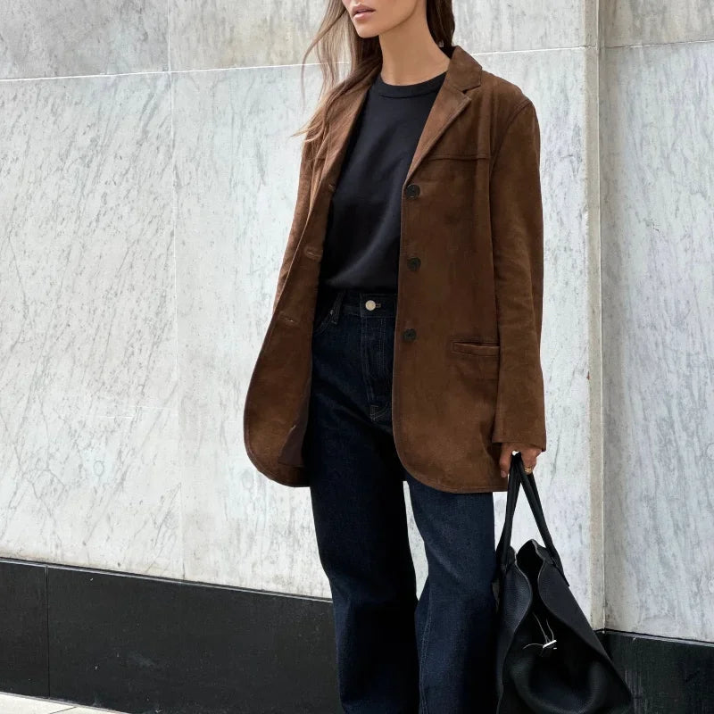 Matteo Laurent | Suede Jacket For Women