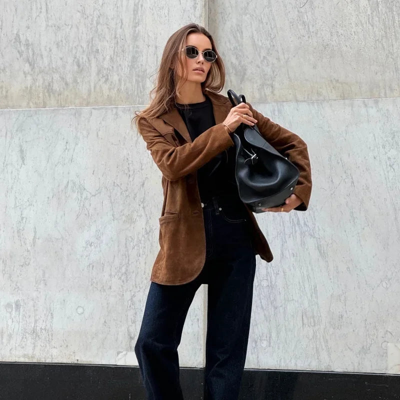 Matteo Laurent | Suede Jacket For Women