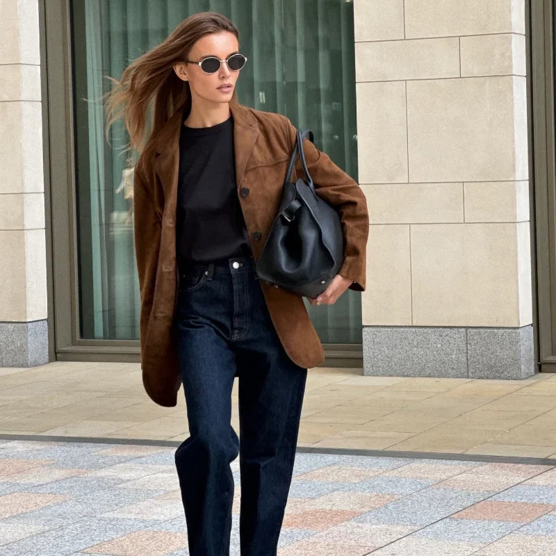 Matteo Laurent | Suede Jacket For Women