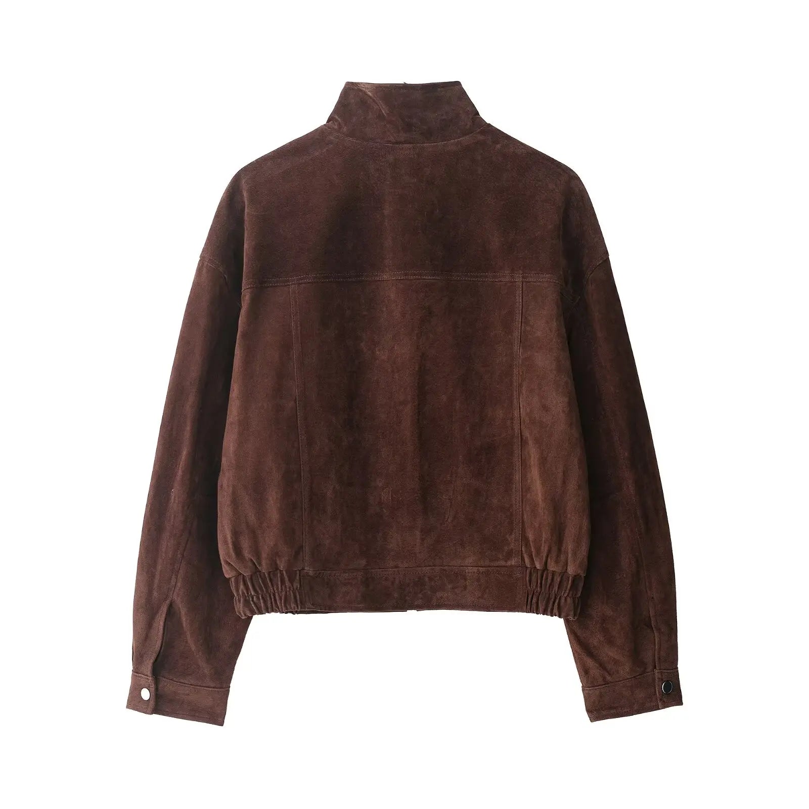 Alessia Romano | Suede Bomber Jacket For Women