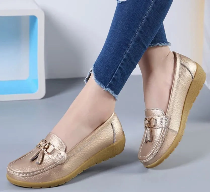 Sophie Delacroix | Classic Tassel Loafers with Everyday Comfort Elegance For Women