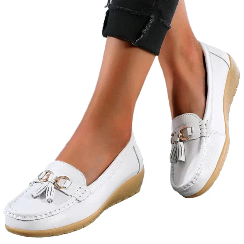 Sophie Delacroix | Classic Tassel Loafers with Everyday Comfort Elegance For Women