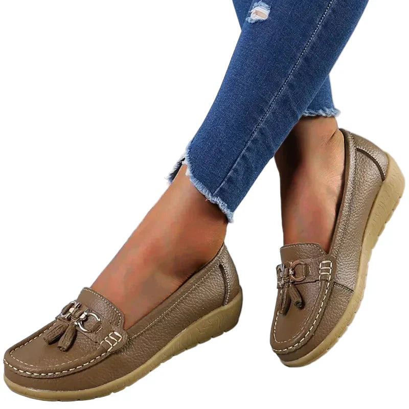 Sophie Delacroix | Classic Tassel Loafers with Everyday Comfort Elegance For Women