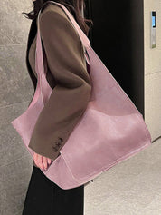 XXL Oversized Leather Tote Bag with Effortless Travel Elegance For Women
