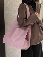 XXL Oversized Leather Tote Bag with Effortless Travel Elegance For Women