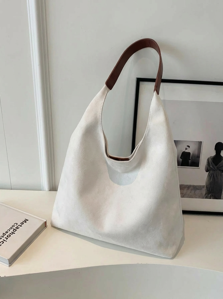 Valentina Russo | Soft Suede Shoulder Tote Bag For Women