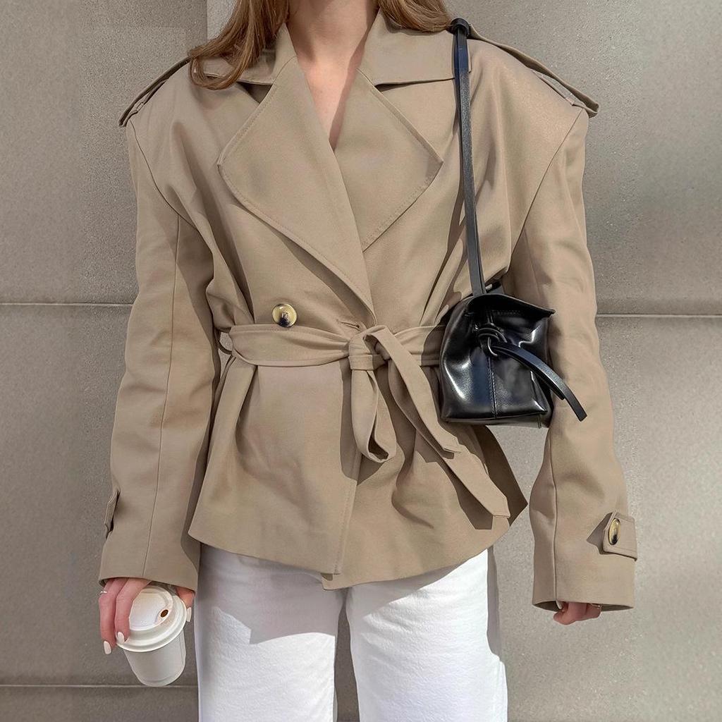 Camille Rousseau | Tailored Trench Jacket with Parisian Elegance For Women