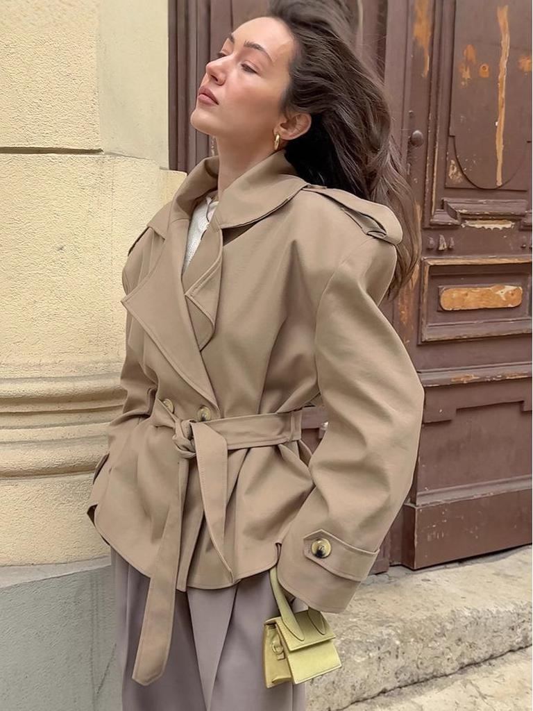 Camille Rousseau | Tailored Trench Jacket with Parisian Elegance For Women
