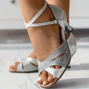 Livia Moretti | Cross-Strap Sandals For Women