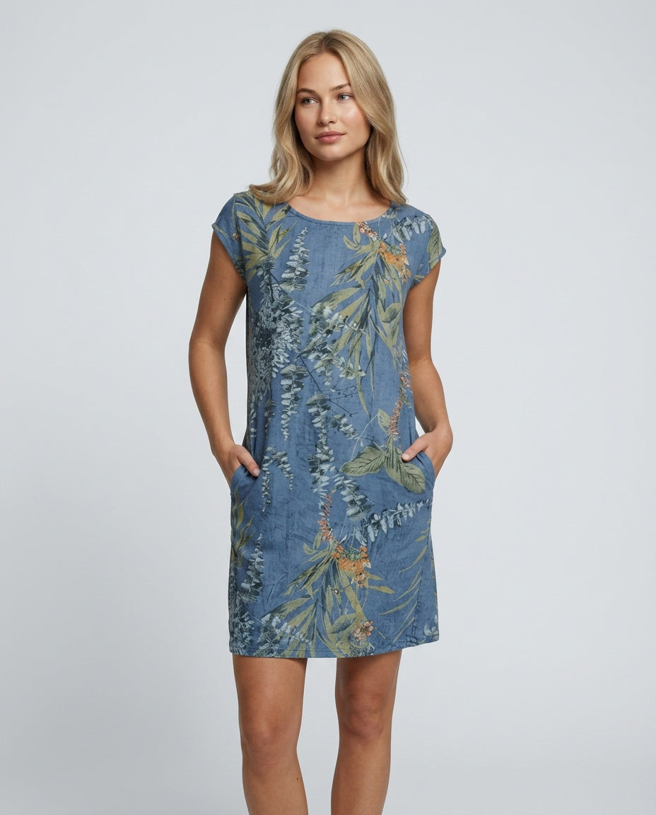 Matilda Reid | Tropical Print Mini Dress For Women