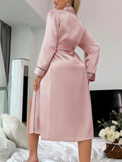 Emma Harrington | Satin Belted Robe For Women
