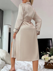Emma Harrington | Satin Belted Robe For Women
