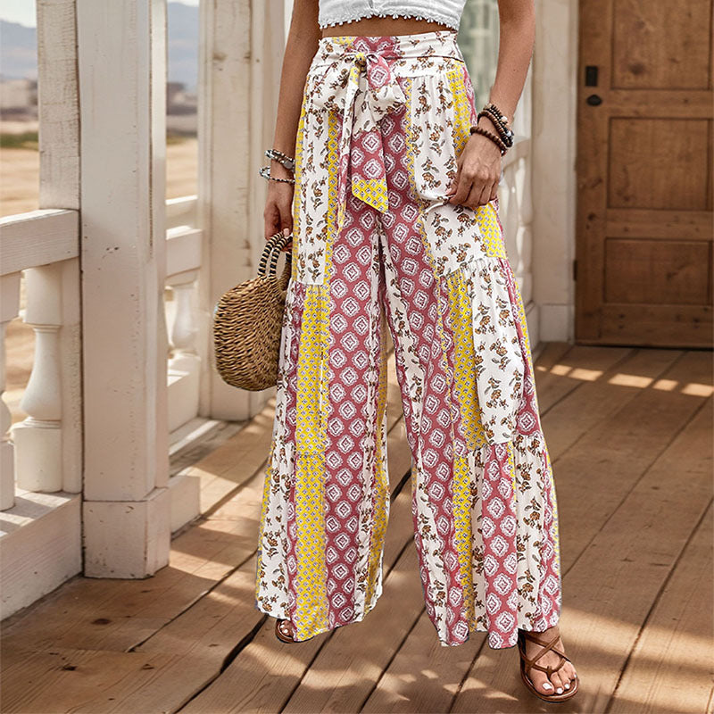 Mackenzie Rowley | Tie-Waist Wide-Leg Pants For Women