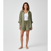 Jade Harrison | Oversized Shirt & Shorts Set For Women