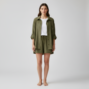 Jade Harrison | Oversized Shirt & Shorts Set For Women