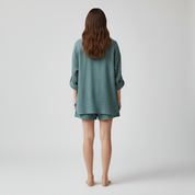 Jade Harrison | Oversized Shirt & Shorts Set For Women
