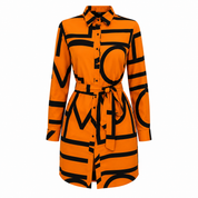 Zoe Mitchell | Printed Button-Front Shirt Dress For Women