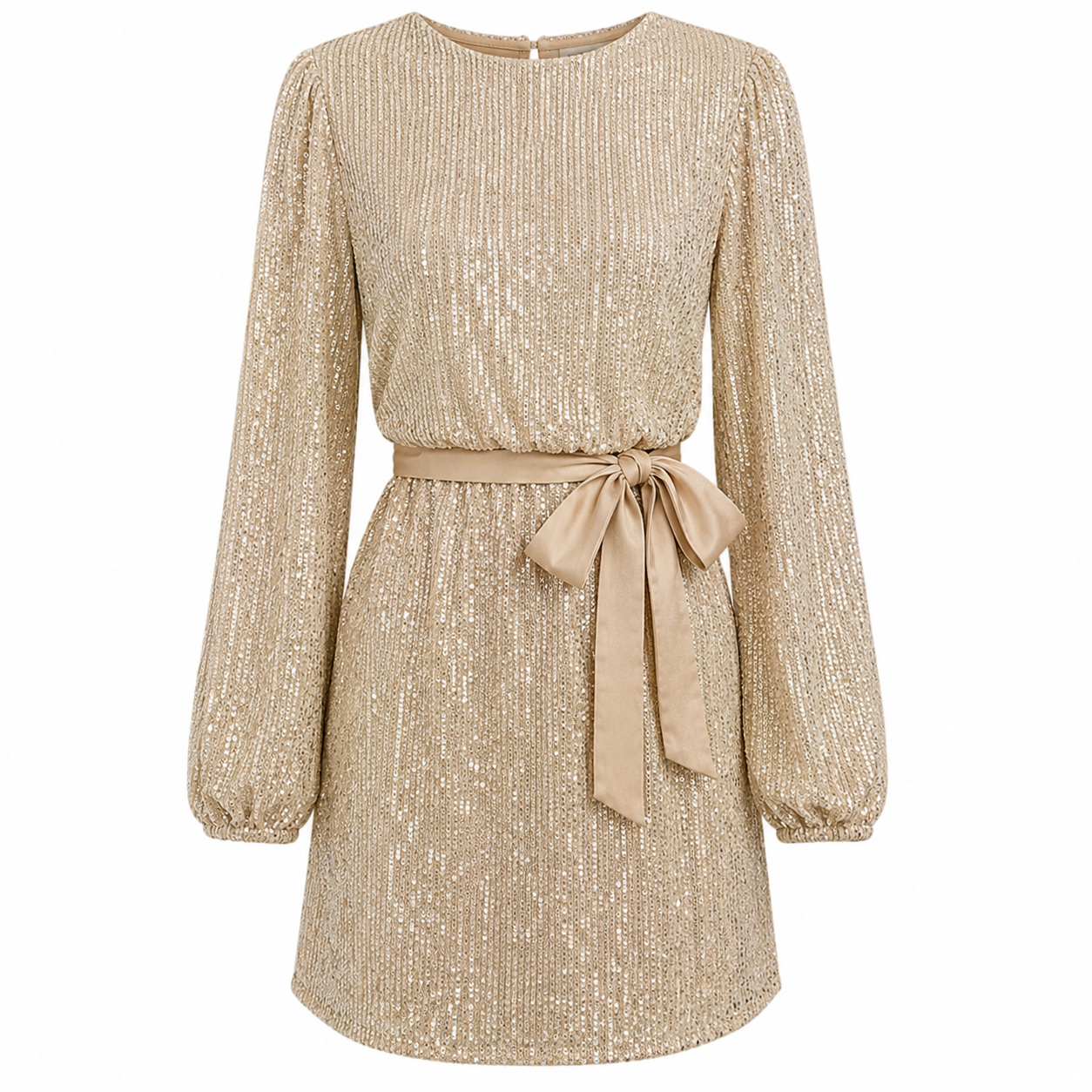 Zoe Stanhope | Sequin Long Sleeve Mini Dress For Women