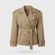 Camille Rousseau | Tailored Trench Jacket with Parisian Elegance For Women
