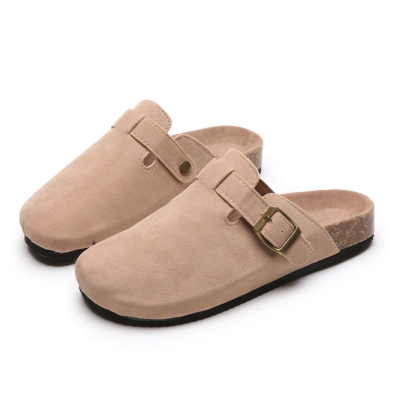 Flaminia Penbridge | Suede-Look Buckle Clogs For Women