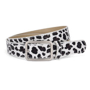 Faux Suede Square Buckle Belt