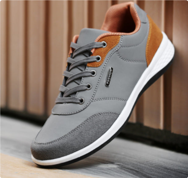 Harvey Dawson | Lace-Up Leather Sneakers For Men
