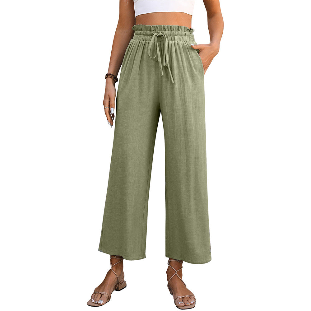Bridget Wallace | Wide Leg High Waist Trousers For Women