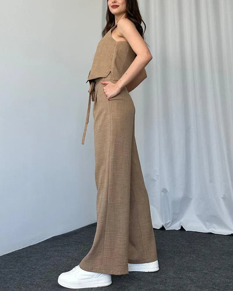 Scarlett Bexley | Wide Leg Two Piece Set For Women