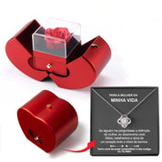 Matilda Cross | Preserved Rose Jewellery Box With Necklace For Women