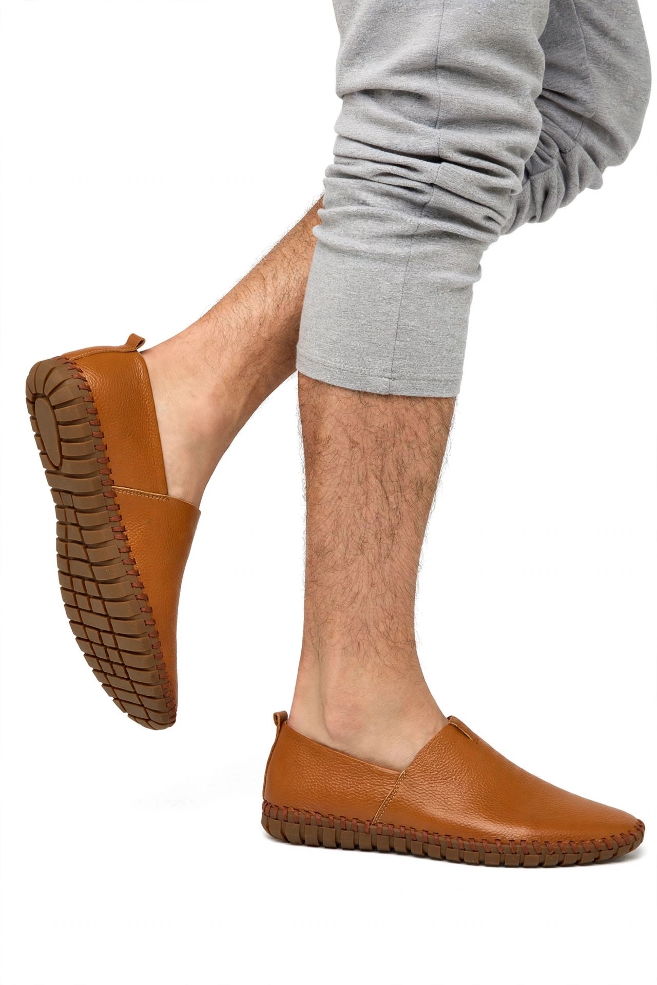 Raffaele Pencroft | Soft Leather Slip-On Driving Loafers For Men