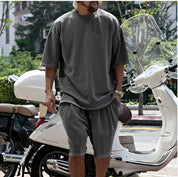 Saverio Windham | Oversized T-Shirt & Shorts Set For Men