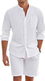 Samuel Kingsley | Relaxed-Fit Two-Piece Shirt & Shorts Set For Men