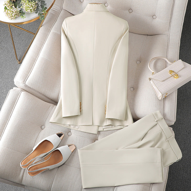 Camilla Fenstone | Double-Breasted Blazer & Trouser Set For Women