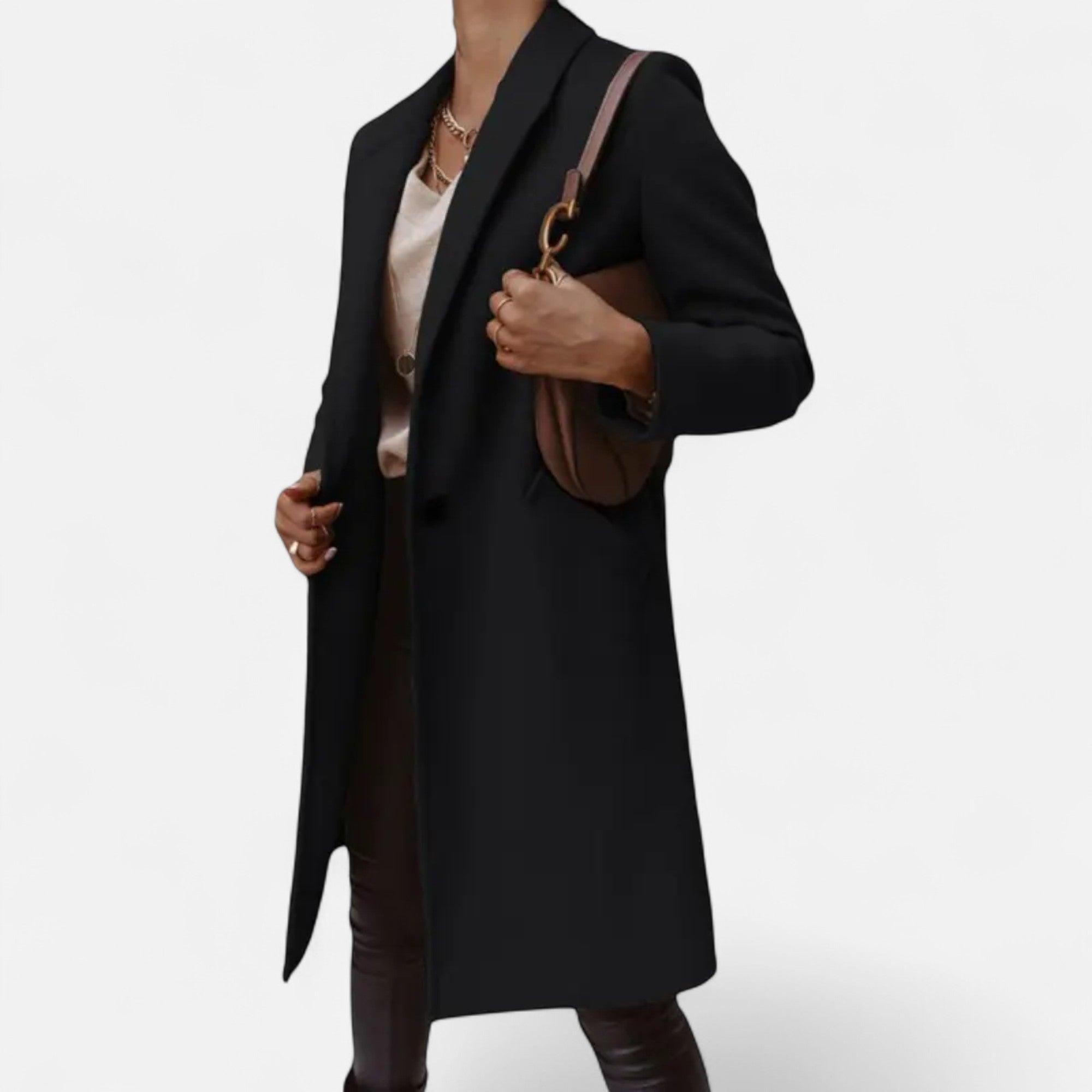 Isabelle Monroe | Elegant Longline Coat For Women