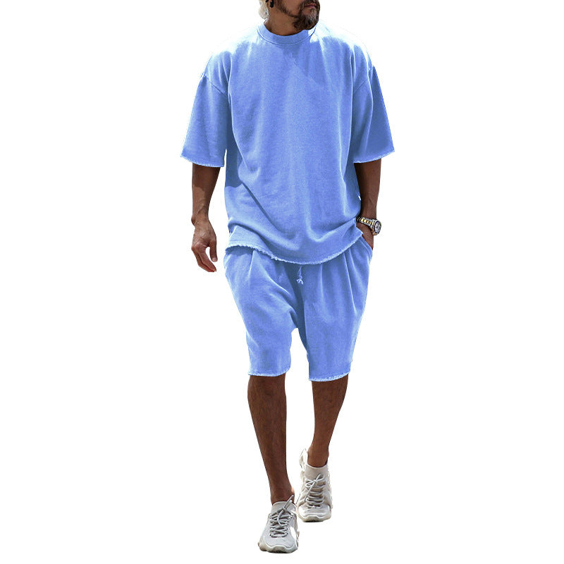 Saverio Windham | Oversized T-Shirt & Shorts Set For Men