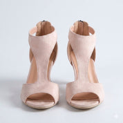 Sofia Laurent | Elegant Open Toe Heels For Women