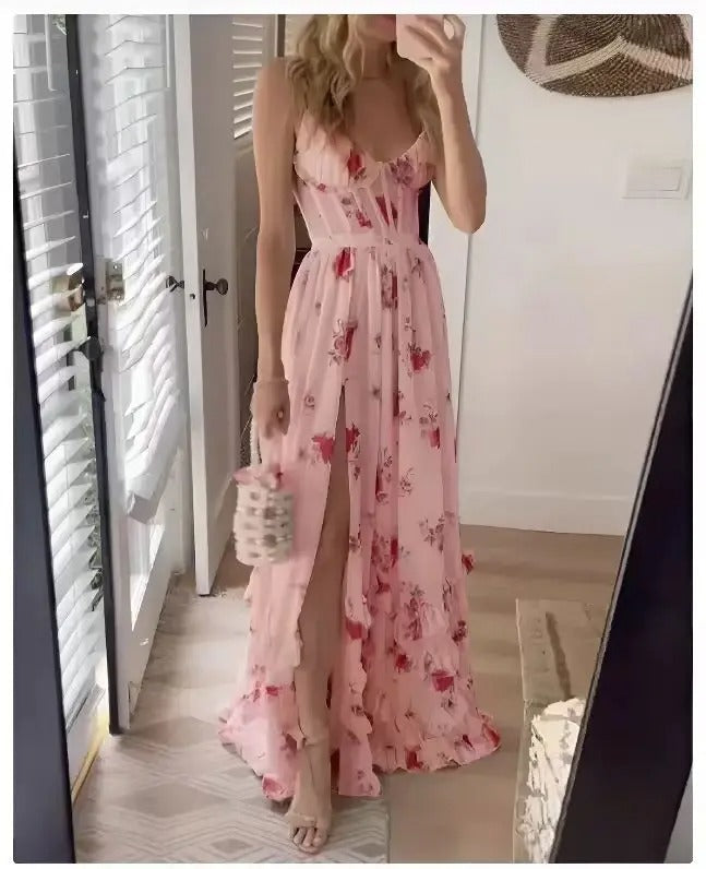 Amelia Holbrook | Floral Slit Maxi Dress For Women