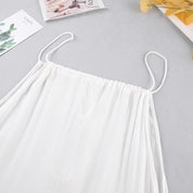 Elvira Belhurst | White Cotton Cami Maxi Dress For Women