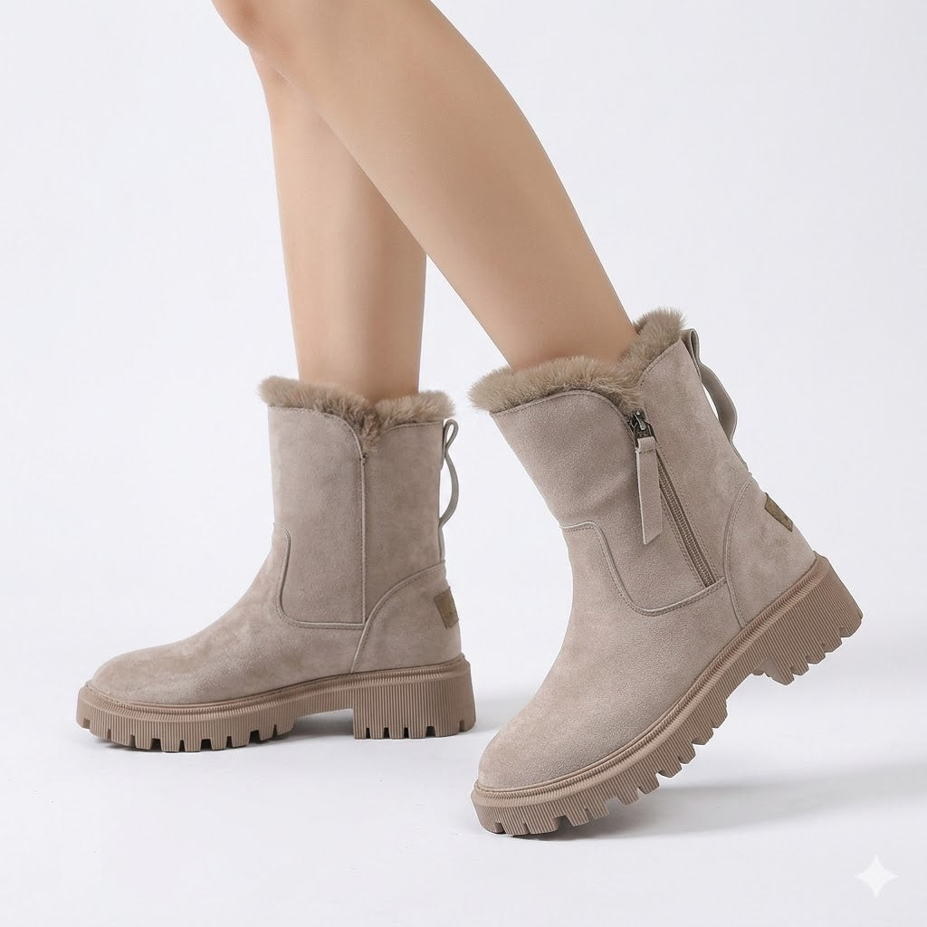 Isabella Moretti | Faux Fur Winter Boots For Women