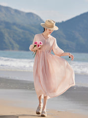 Ashleigh Reid | Lightweight Summer Maxi Races Dress For Women
