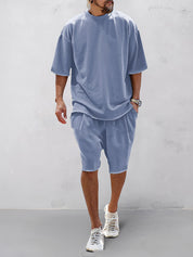Saverio Windham | Oversized T-Shirt & Shorts Set For Men