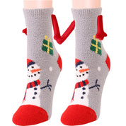 Ember | Red Santa Magnetic Christmas Socks Unisex & Couples