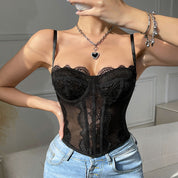Hannah Sinclair | Lace Corset Bustier Top For Women