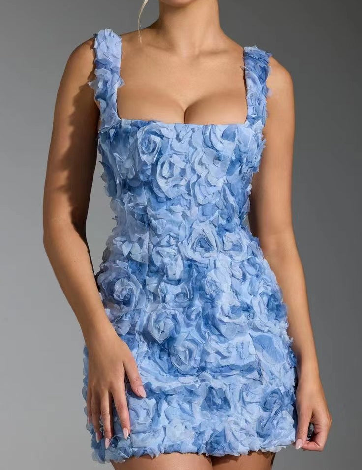 Georgia Mitchell | Floral Textured Cocktail Dress For Women